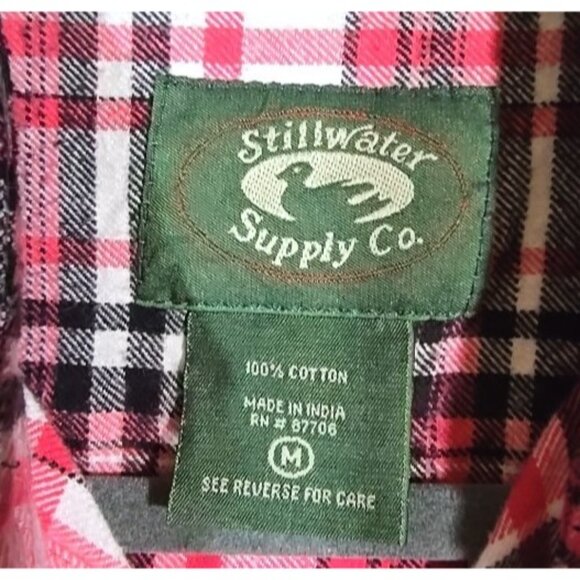 OOAK Upcycled Flannel Shacket Jacket Normal Is Boring Sassy Humor Pockets Size M - Picture 15 of 16